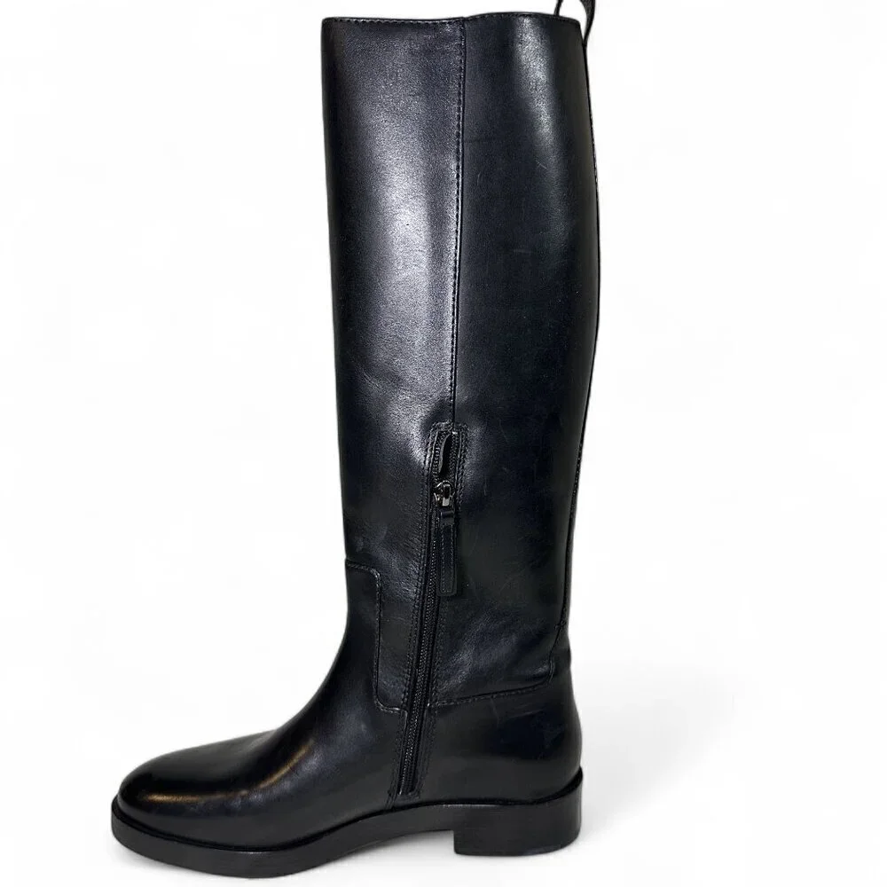 Tory Burch Flat Black Riding Boot Women's 7M NWOT